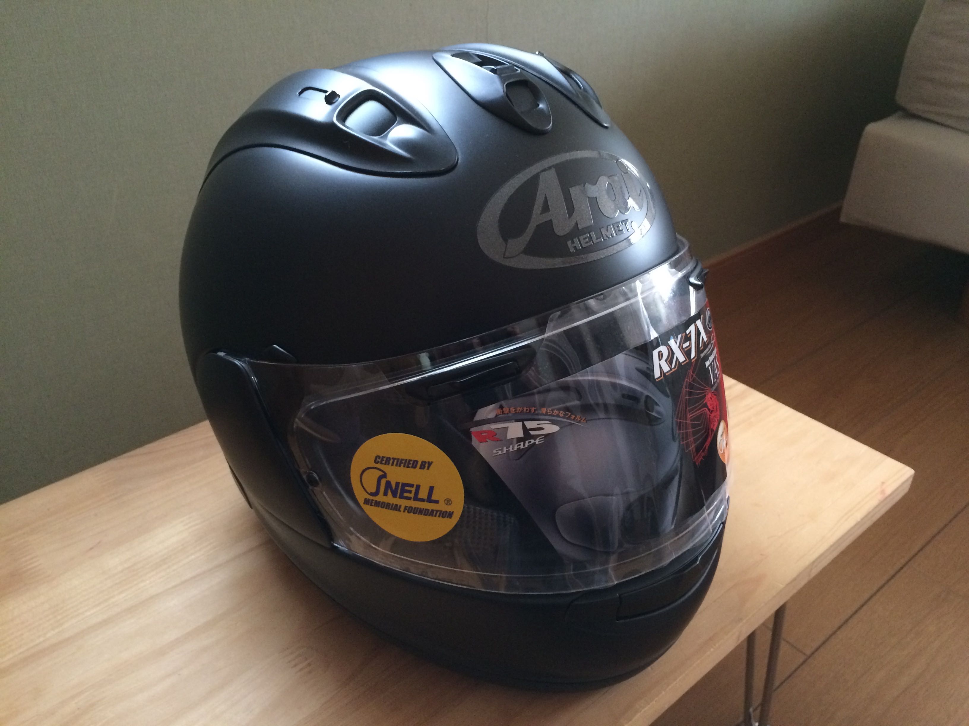 アライ(Arai) バイクヘルメット フルフェイス RX-7X フラットブラック